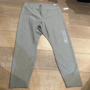 OLD NAVY CLOUD GO DRY LIGHT COMPRESSION LEGGINGS NEW GRAY XL